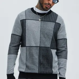 Crewneck Sweater - Black/combo